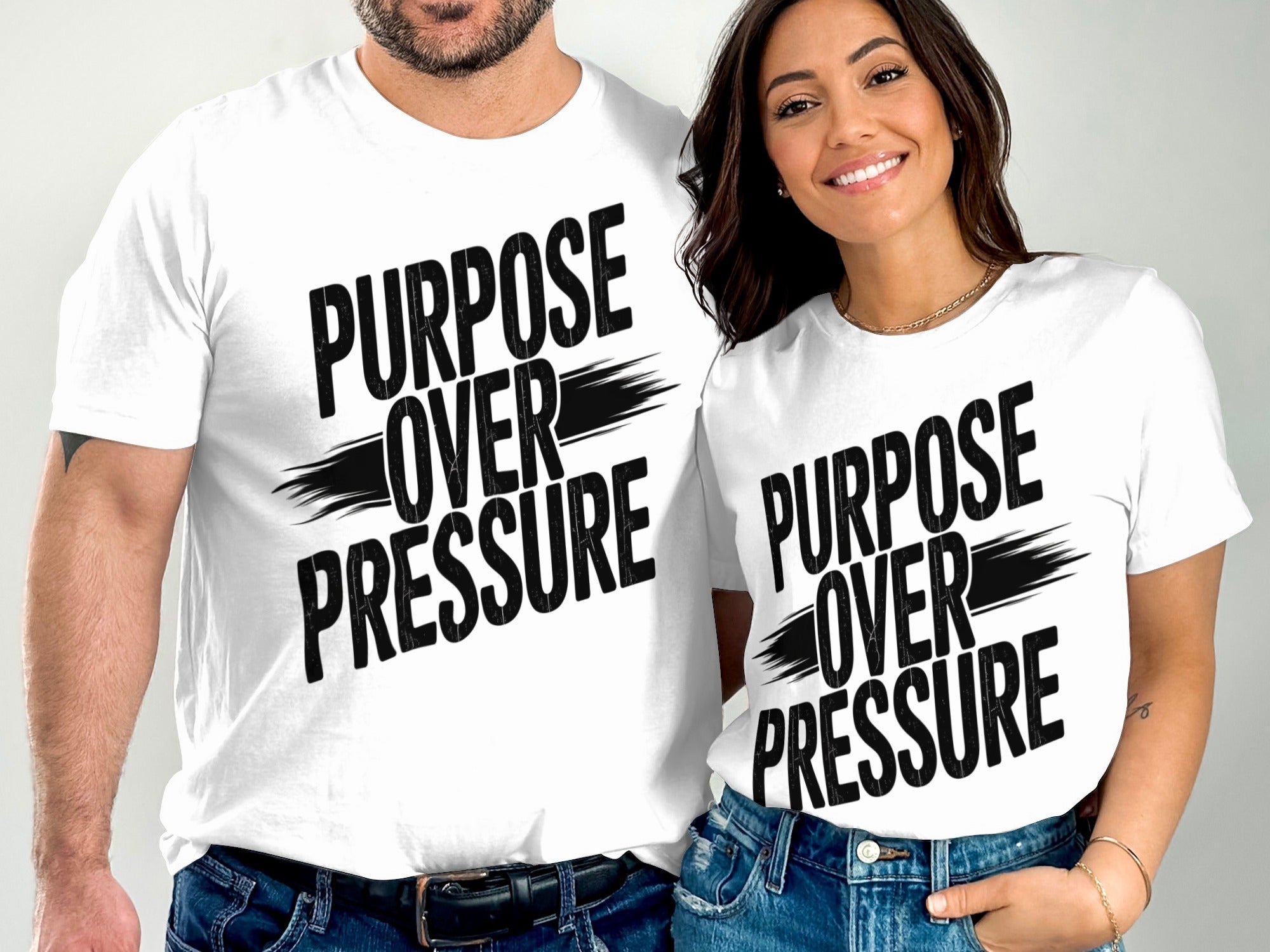 Purpose Over Pressure Statement T-Shirt Product