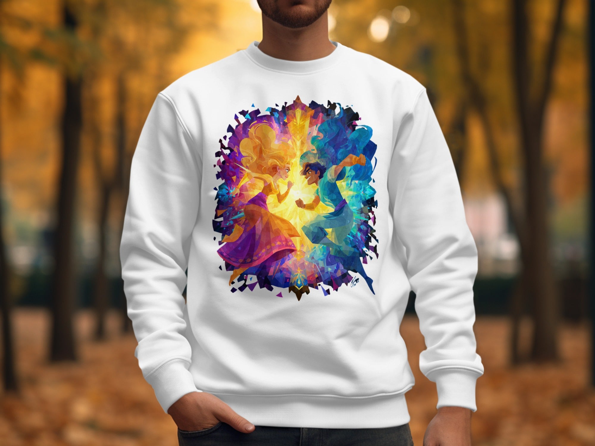 Colorful Abstract Art Sweatshirt