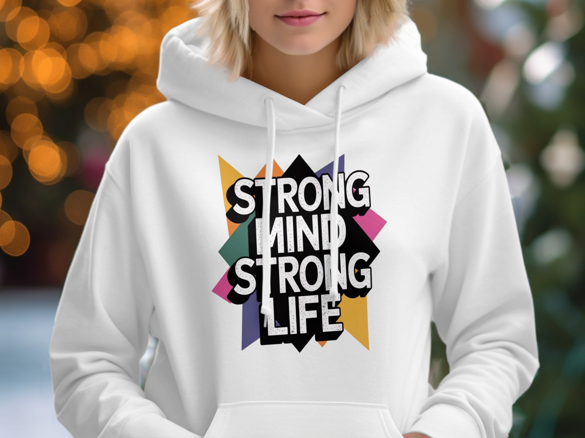 Strong Mind Strong Life Motivational Hoodie
