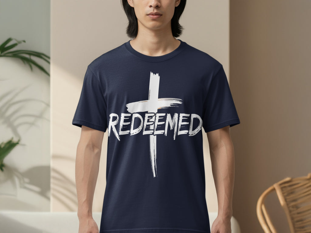 Redeemed Graphic Cross Design Unisex T-shirt Product