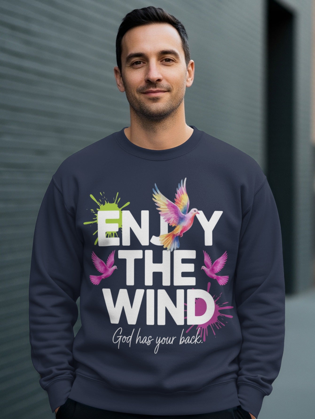 Enjoy the Wind God Has Your Back Sweatshirt