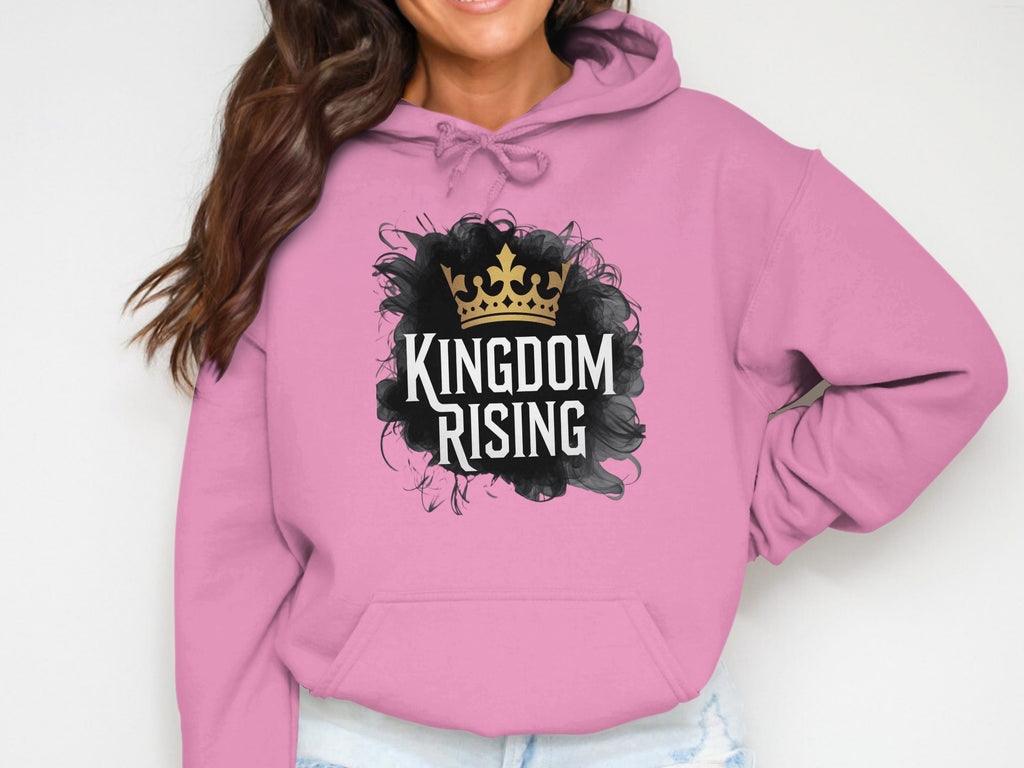 Kingdom Rising Hoodie with Crown Artwork Design