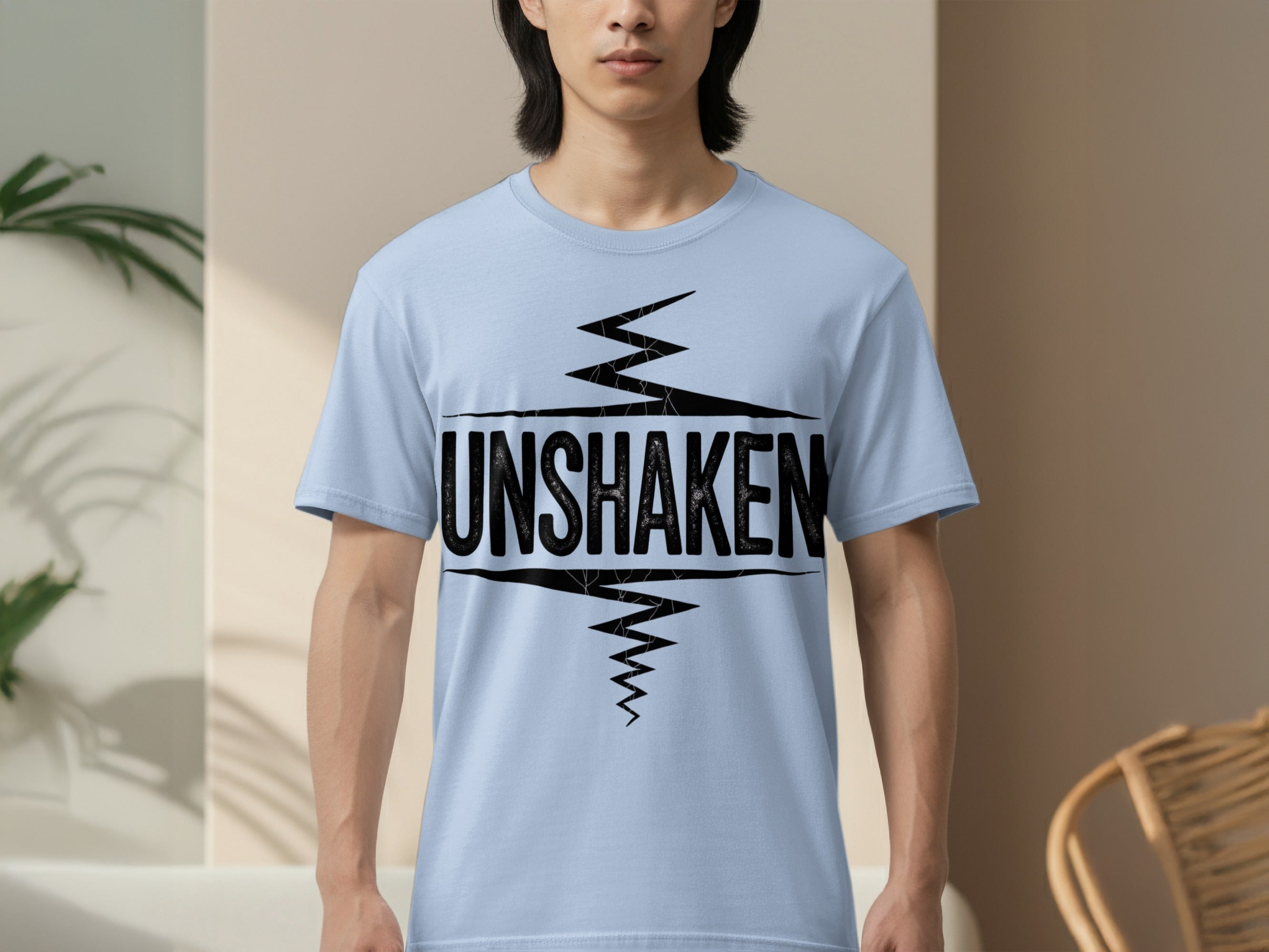 Unshaken Graphic Design Clothing Apparel Shirt