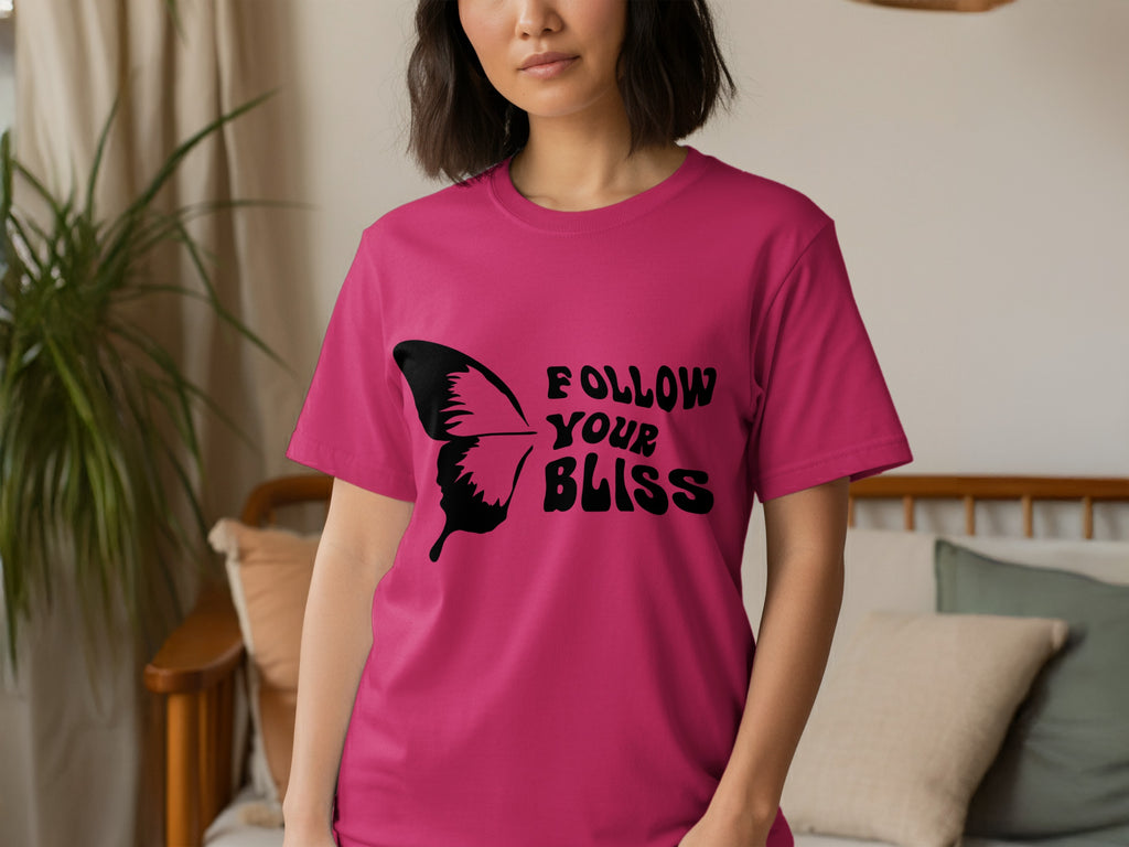 Follow Your Bliss Butterfly Graphic T-shirt