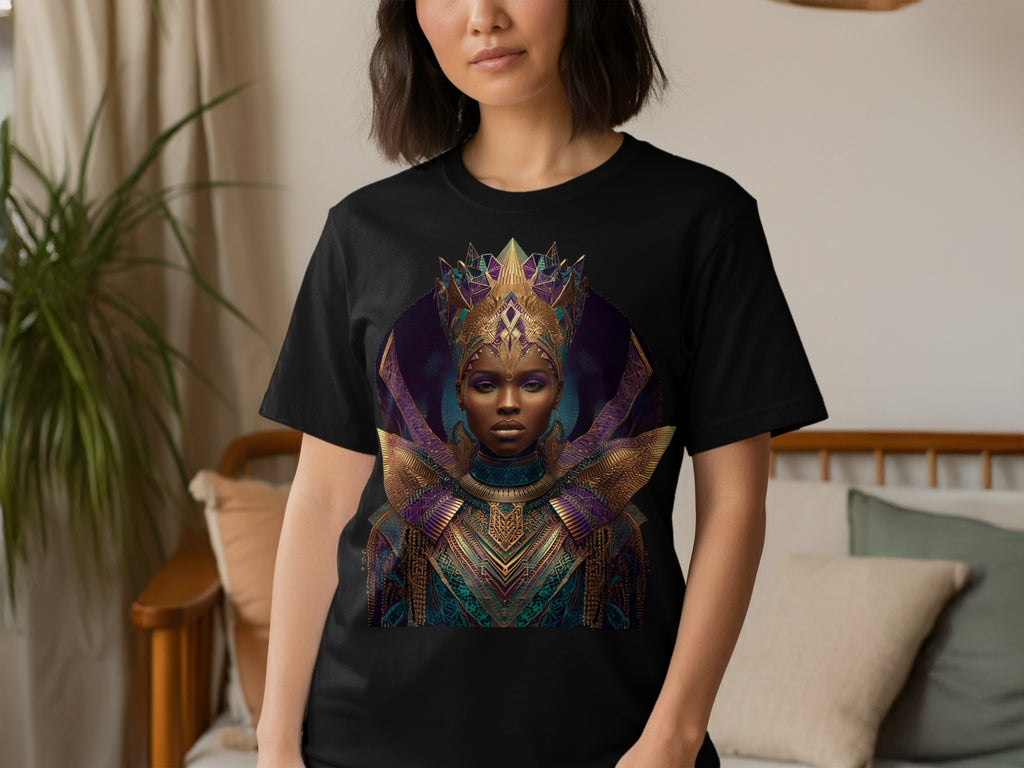 Regal Warrior Queen Fantasy Graphic Tee