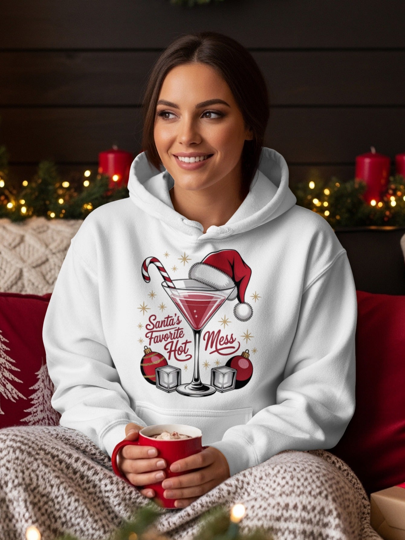 Santa's Favorite Hot Mess Holiday Hoodie