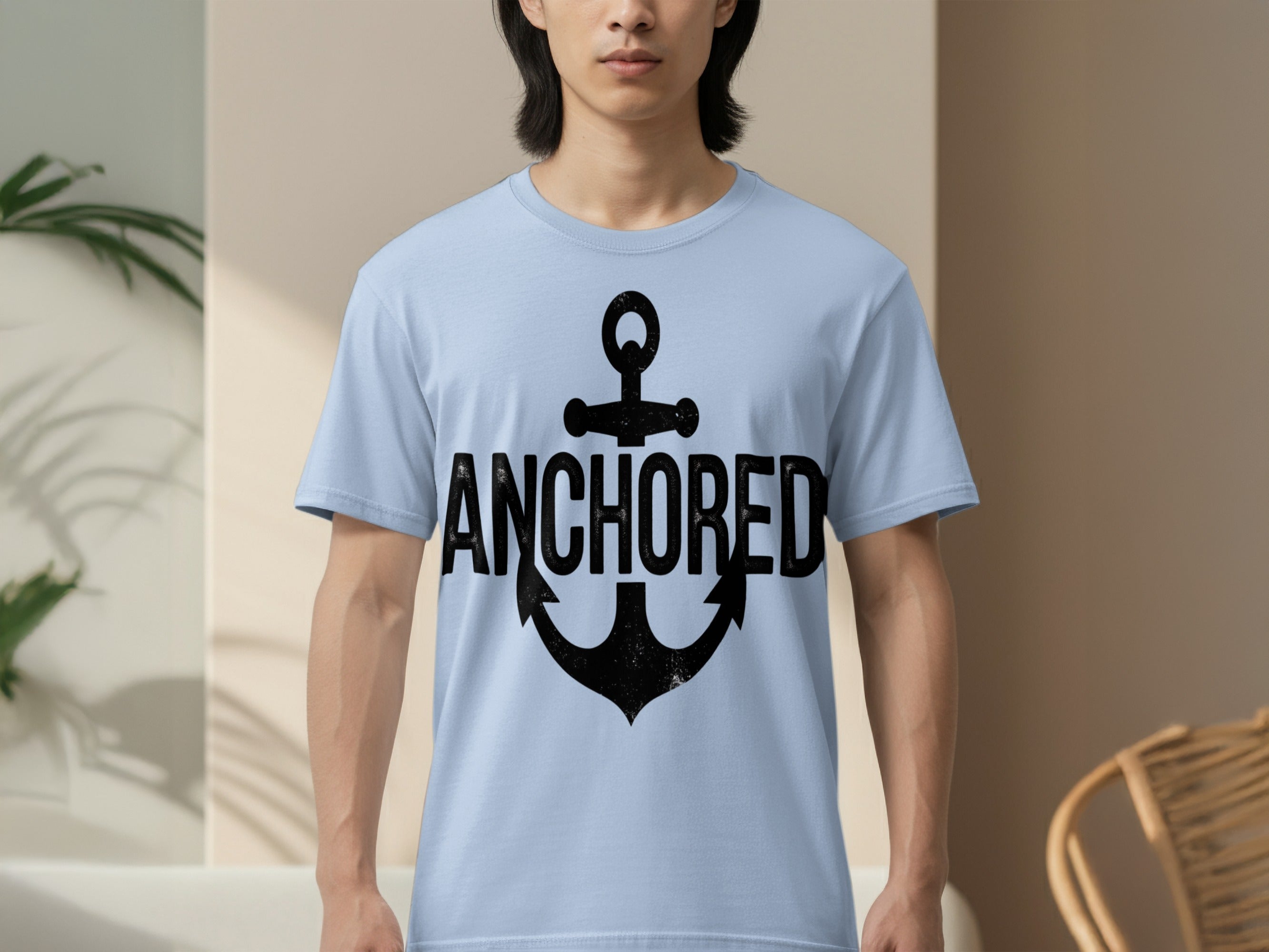 Anchored Nautical Graphic T-shirt
