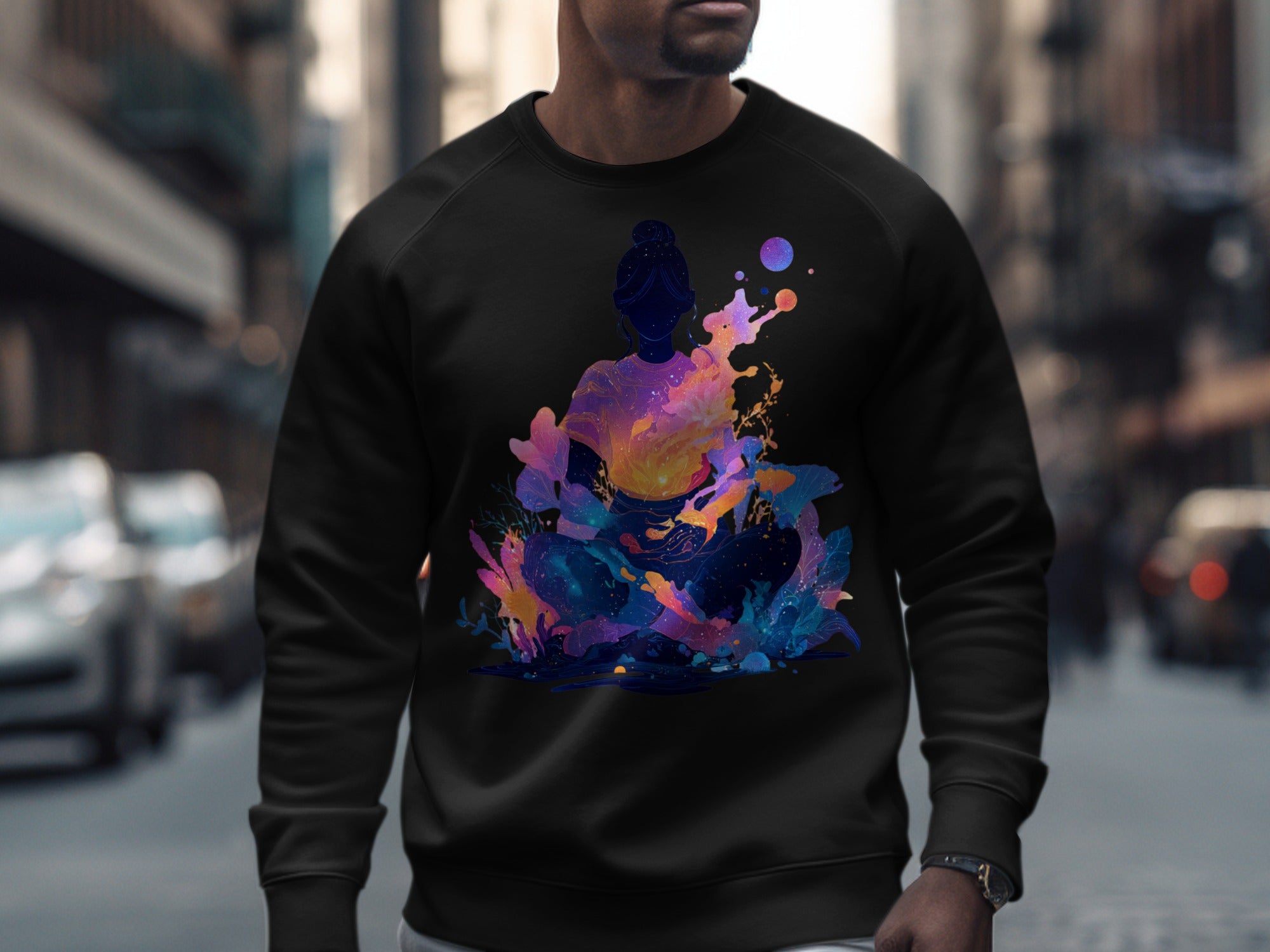 Vibrant Abstract Zen Meditation Sweatshirt product
