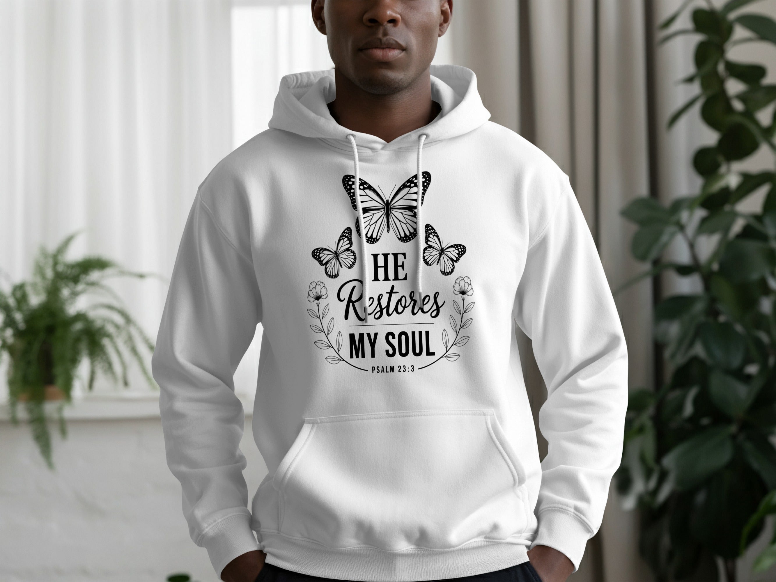 He Restores My Soul Psalm 23 3 Hoodie Product